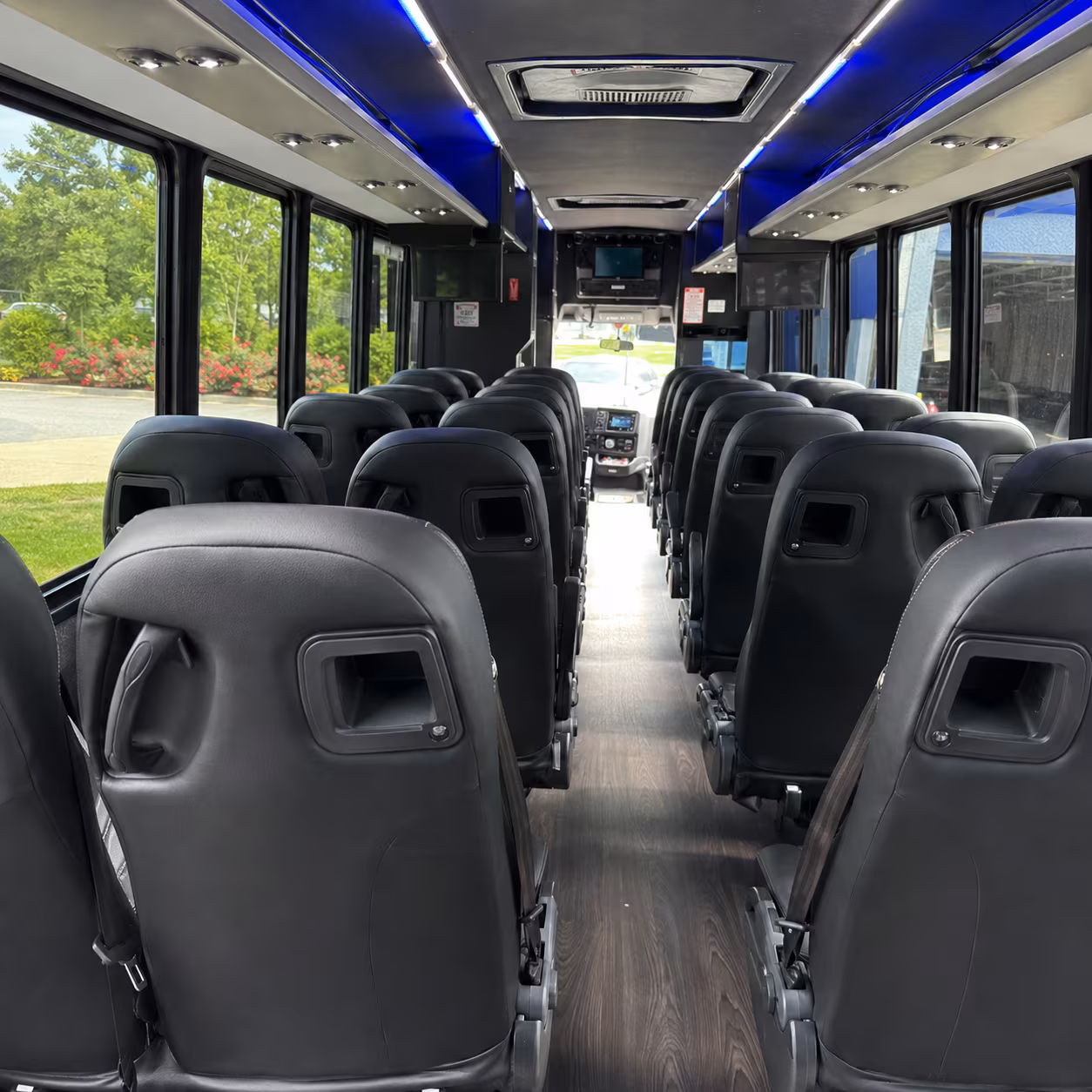 35 passenger minibus interior