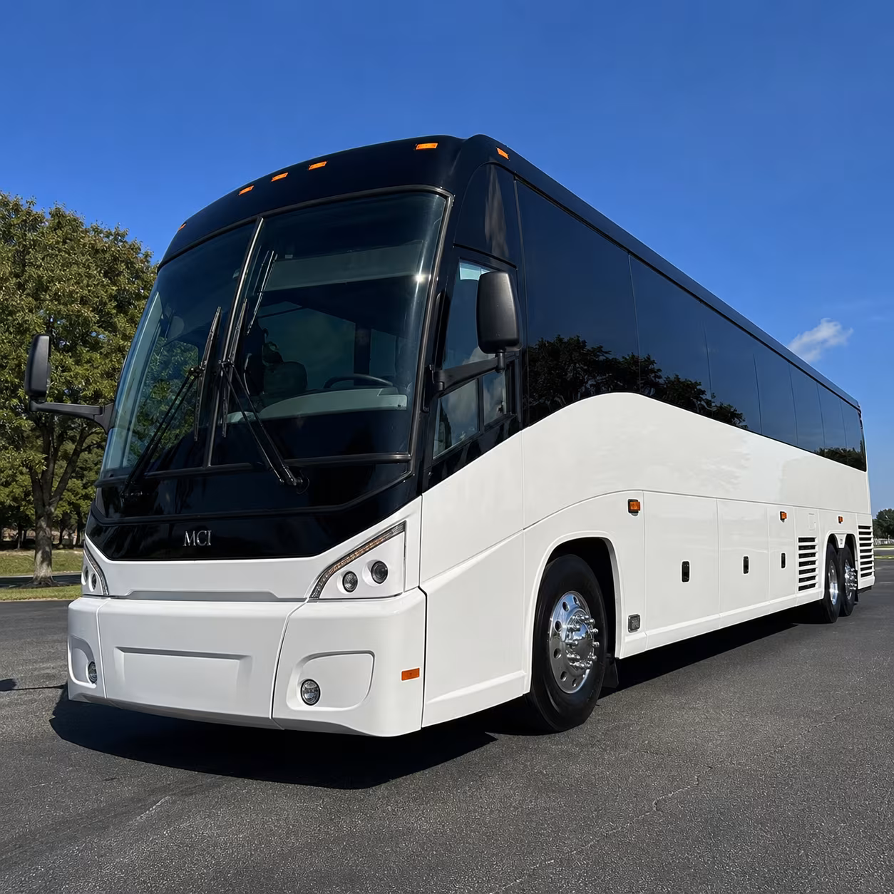 56 passenger charter bus
