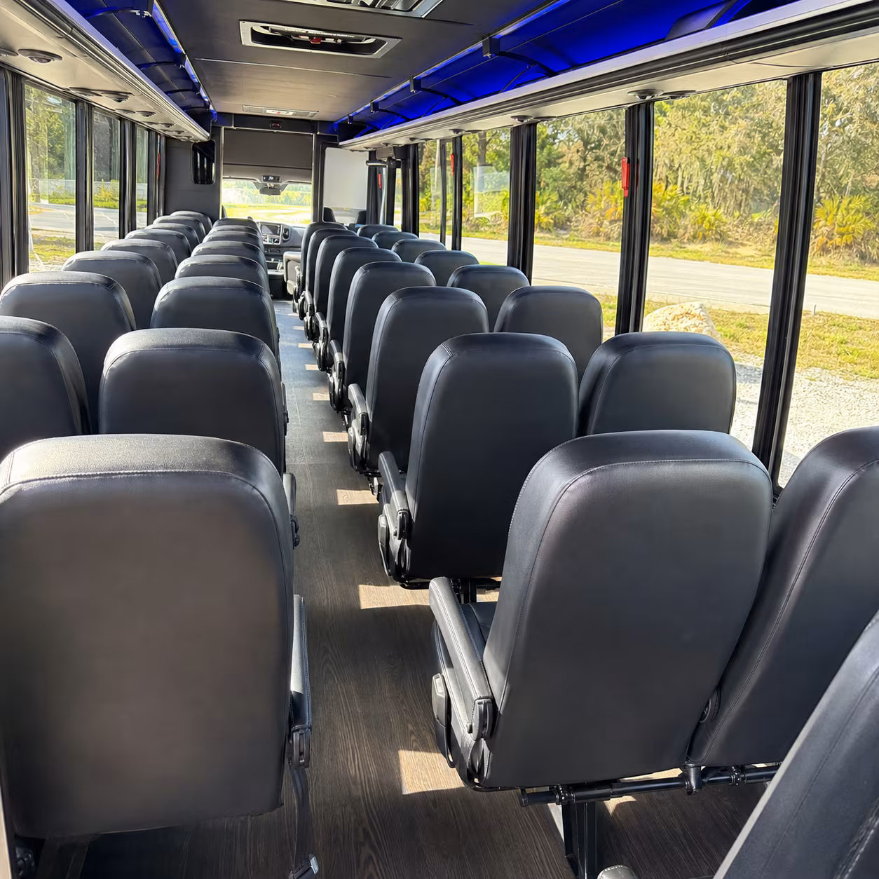 bend school event transportation onboard seating 2