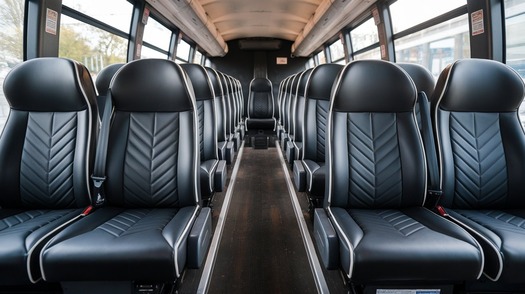 18 passenger minibus interior