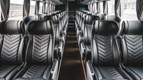 50 passenger charter bus rental bend