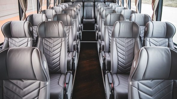 54 passenger charter bus interior gresham