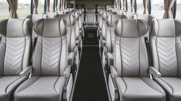 55 passenger charter bus interior albany