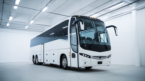 56 passenger charter bus bend