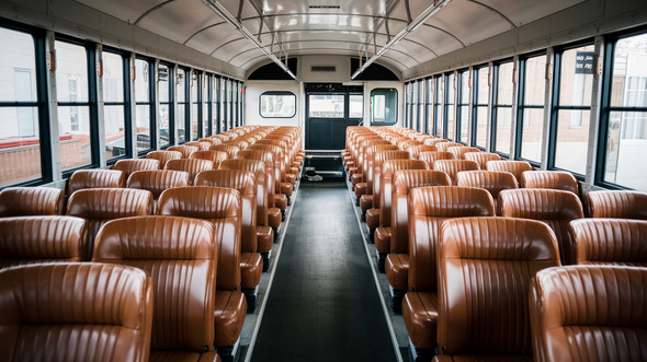 bend school bus rental inside